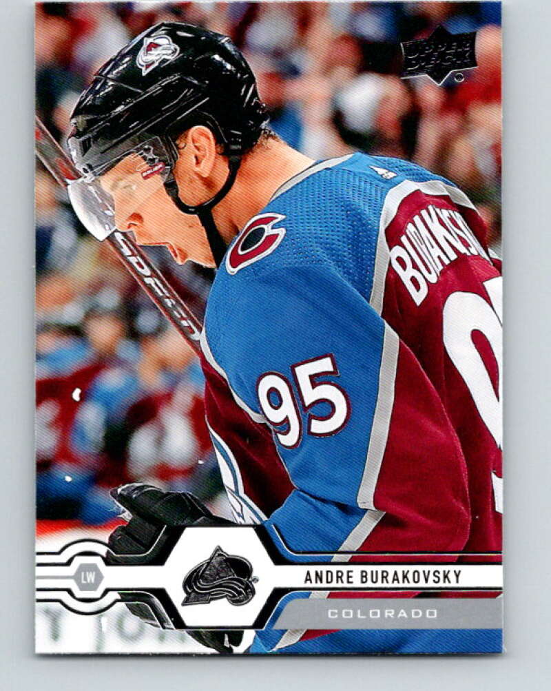 2019-20 Upper Deck #384 Andre Burakovsky Mint Colorado Avalanche  Image 1