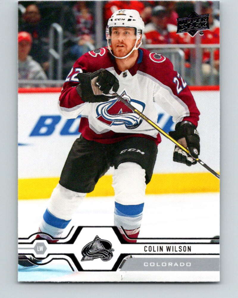 2019-20 Upper Deck #386 Colin Wilson Mint Colorado Avalanche  Image 1