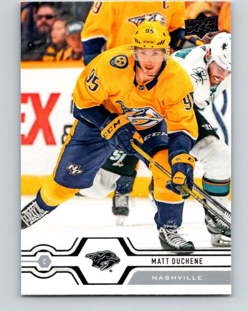 2019-20 Upper Deck #387 Matt Duchene Mint Nashville Predators  Image 1