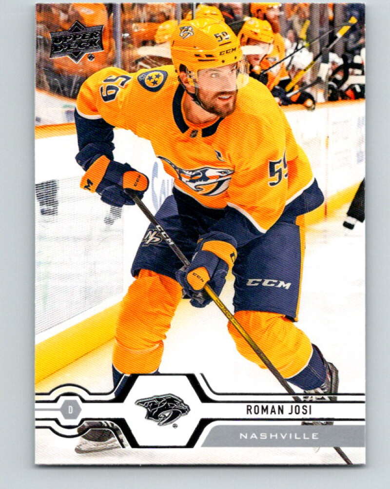 2019-20 Upper Deck #389 Roman Josi Mint Nashville Predators  Image 1