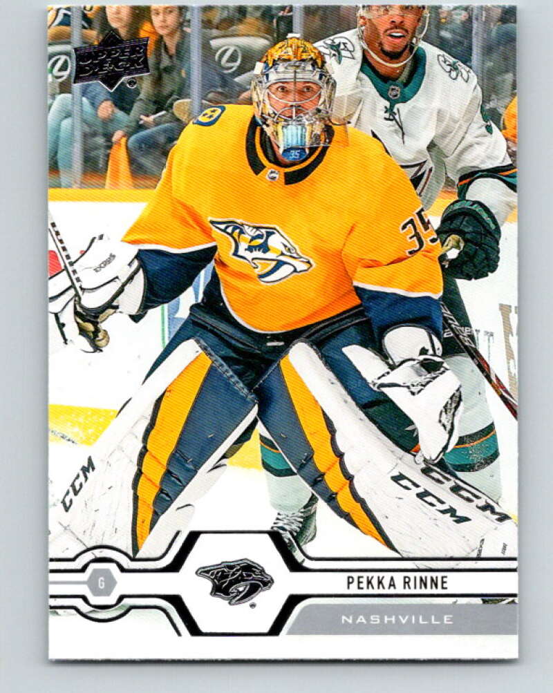 2019-20 Upper Deck #390 Pekka Rinne Mint Nashville Predators  Image 1