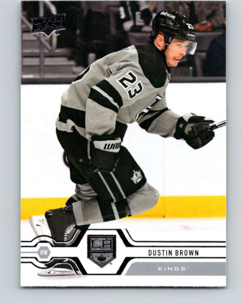 2019-20 Upper Deck #400 Dustin Brown Mint Los Angeles Kings  Image 1