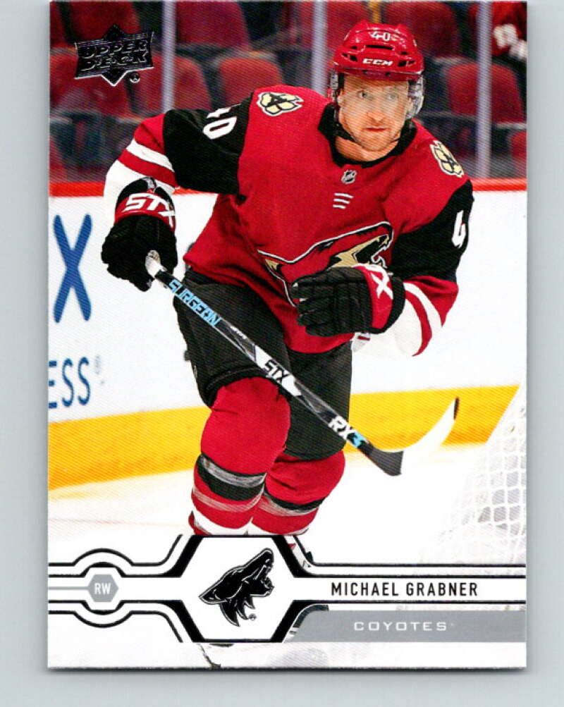 2019-20 Upper Deck #410 Michael Grabner Mint Arizona Coyotes  Image 1