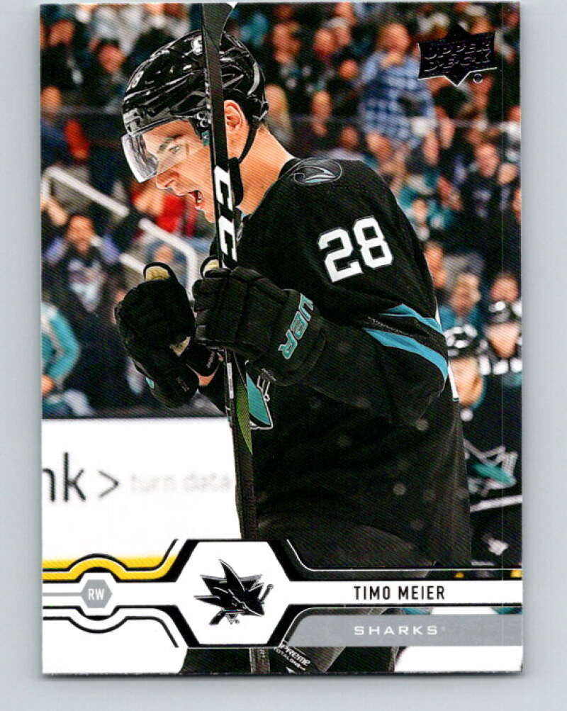 2019-20 Upper Deck #412 Timo Meier Mint San Jose Sharks  Image 1