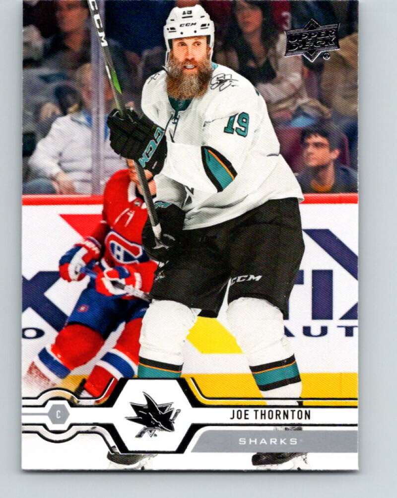 2019-20 Upper Deck #413 Joe Thornton Mint San Jose Sharks