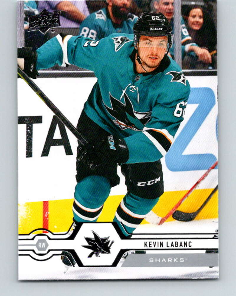 2019-20 Upper Deck #414 Kevin Labanc Mint San Jose Sharks  Image 1