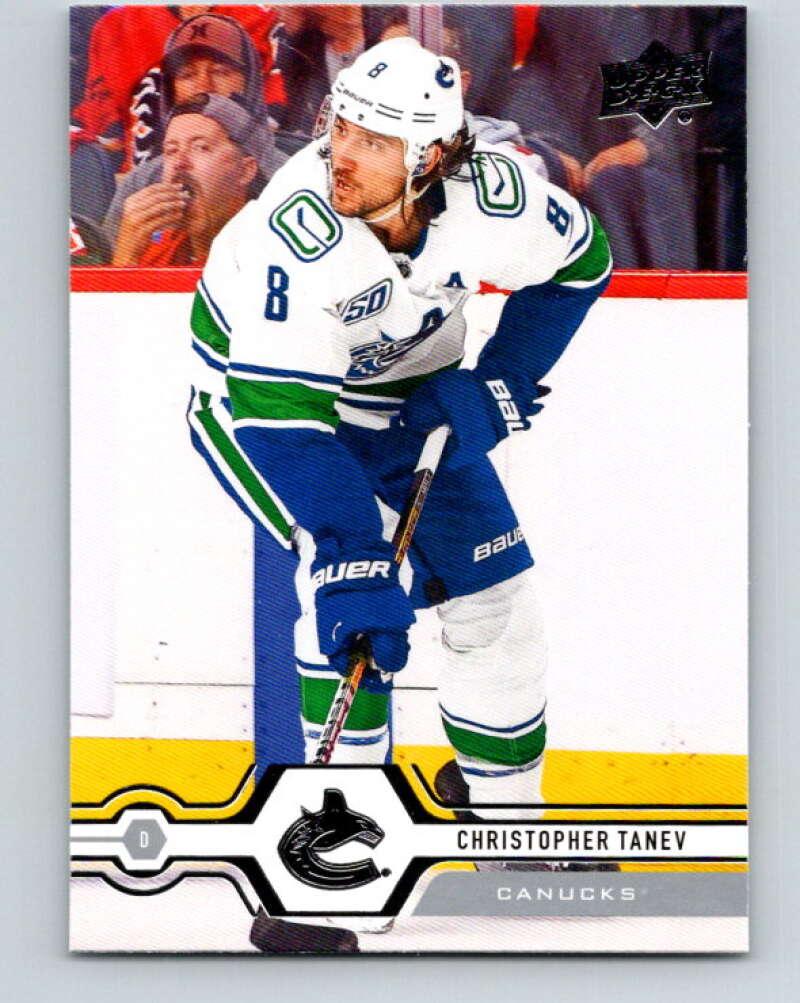 2019-20 Upper Deck #421 Christopher Tanev Mint Vancouver Canucks  Image 1