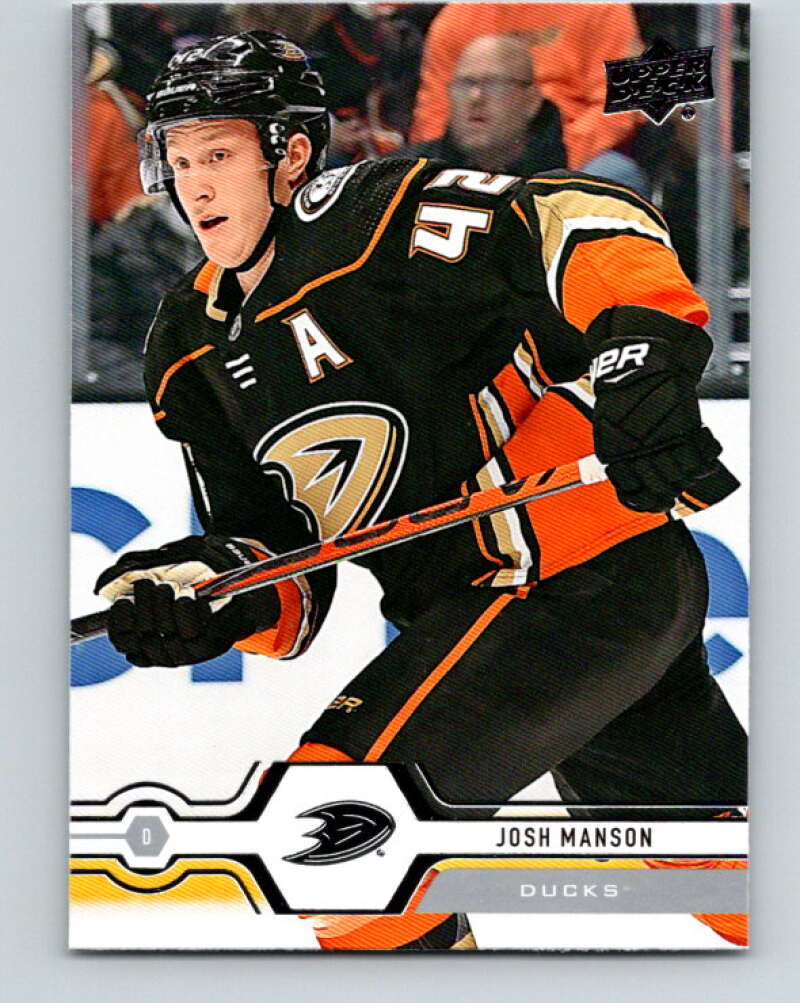 2019-20 Upper Deck #428 Josh Manson Mint Anaheim Ducks  Image 1