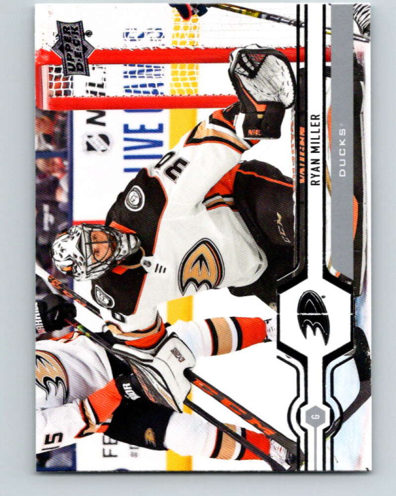 2019-20 Upper Deck #429 Ryan Miller Mint Anaheim Ducks  Image 1