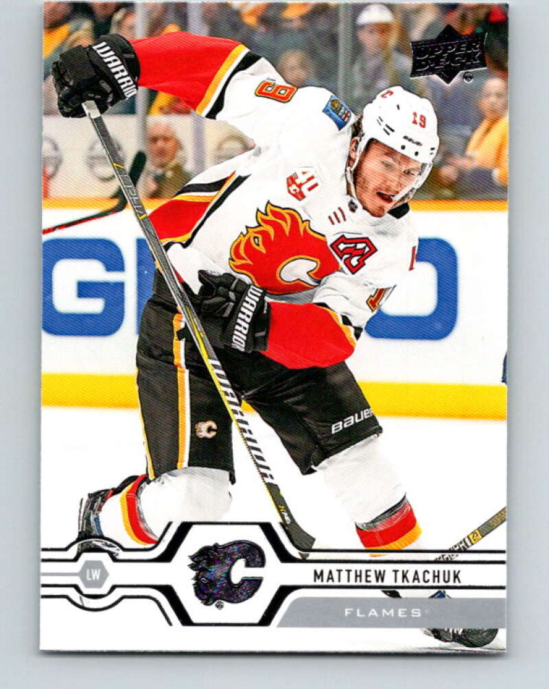 2019-20 Upper Deck #430 Matthew Tkachuk Mint Calgary Flames  Image 1