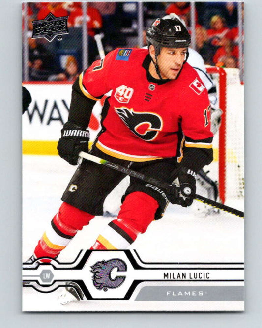 2019-20 Upper Deck #433 Milan Lucic Mint Calgary Flames  Image 1