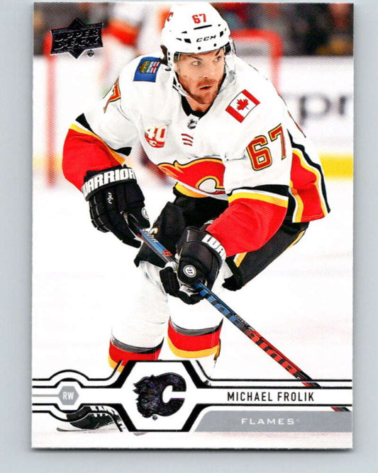 2019-20 Upper Deck #434 Michael Frolik Mint Calgary Flames  Image 1
