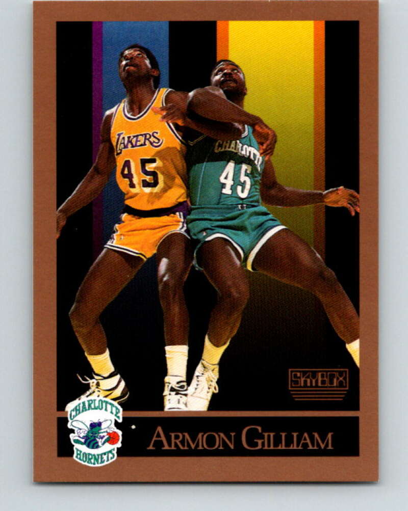 1990-91 SkyBox #29 Armon Gilliam Mint Charlotte Hornets  Image 1