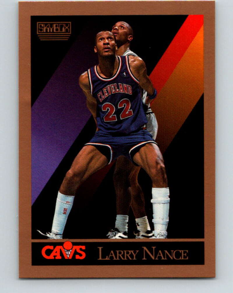 1990-91 SkyBox #55 Larry Nance Mint Cleveland Cavaliers  Image 1