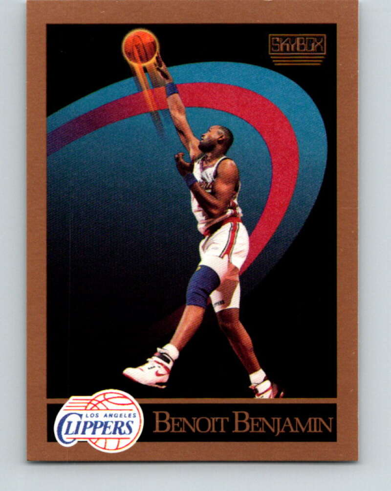 1990-91 SkyBox #124 Benoit Benjamin Mint Los Angeles Clippers  Image 1