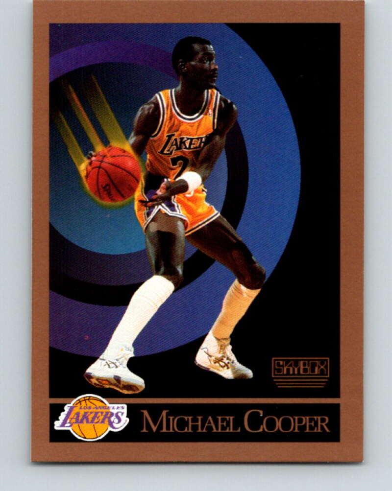 1990-91 SkyBox #134 Michael Cooper Mint SP Los Angeles Lakers  Image 1