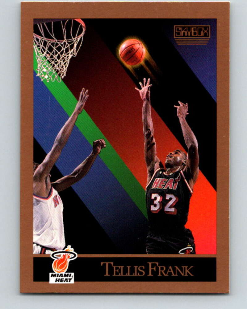 1990-91 SkyBox #147 Tellis Frank Mint SP Miami Heat  Image 1