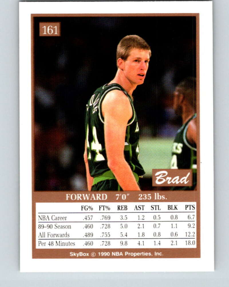 1990-91 SkyBox #161 Brad Lohaus Mint Milwaukee Bucks  Image 2