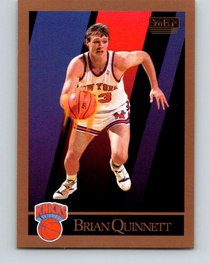 1990-91 SkyBox #192 Brian Quinnett Mint New York Knicks  Image 1