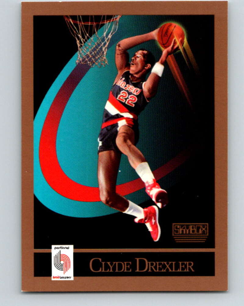 1990-91 SkyBox #233 Clyde Drexler Mint Portland Trail Blazers