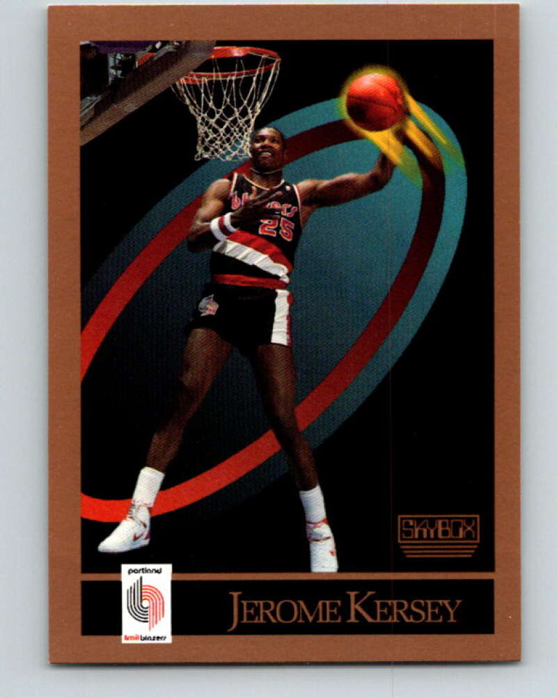 1990-91 SkyBox #236 Jerome Kersey Mint Portland Trail Blazers  Image 1