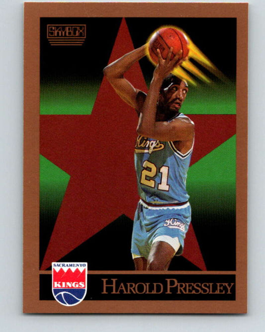 1990-91 SkyBox #249 Harold Pressley Mint SP Sacramento Kings  Image 1