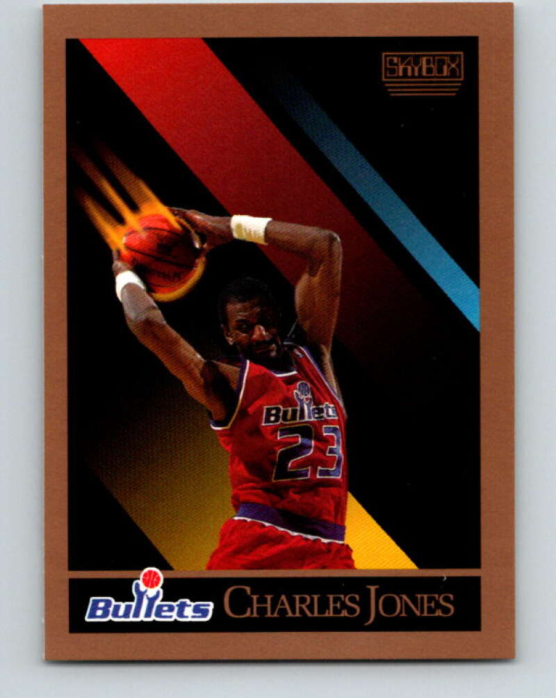 1990-91 SkyBox #290 Charles Jones Mint Washington Bullets  Image 1