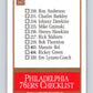 1990-91 SkyBox #347 Philadelphia 76ers TC Mint Philadelphia 76ers  Image 2