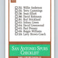1990-91 SkyBox #351 San Antonio Spurs TC Mint San Antonio Spurs  Image 2