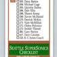 1990-91 SkyBox #352 Seattle SuperSonics TC Mint Seattle SuperSonics  Image 2