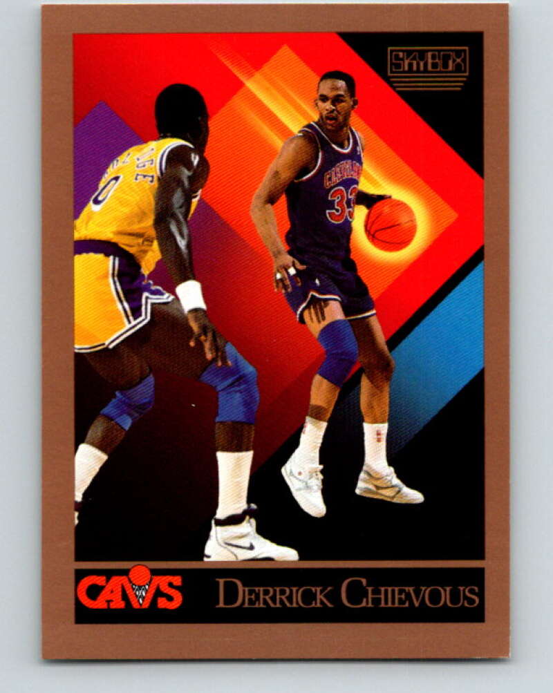 1990-91 SkyBox #373 Derrick Chievous Mint Cleveland Cavaliers  Image 1