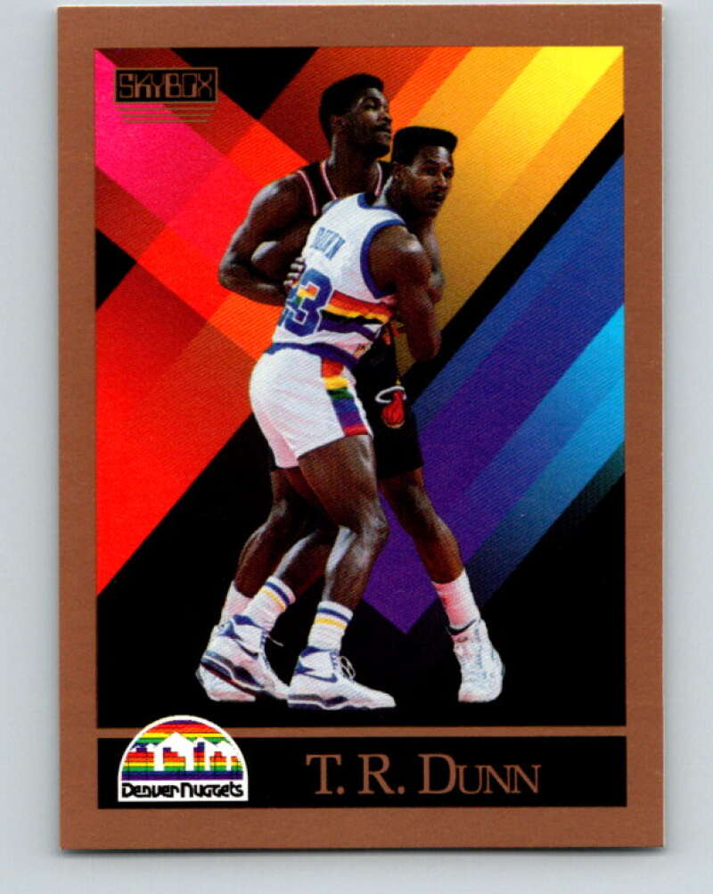 1990-91 SkyBox #378 T.R. Dunn Mint Denver Nuggets  Image 1