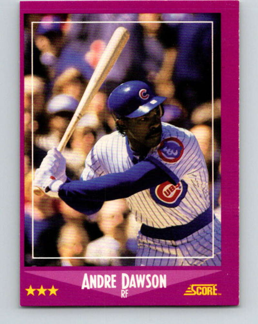 1988 Score #4 Andre Dawson Mint Chicago Cubs  Image 1