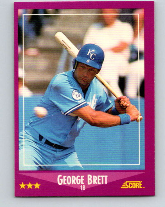 1988 Score #11 George Brett Mint Kansas City Royals  Image 1