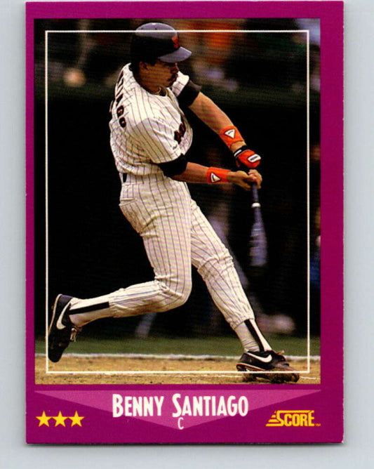 1988 Score #25 Benito Santiago Mint San Diego Padres  Image 1