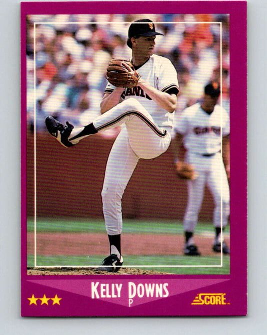 1988 Score #27 Kelly Downs Mint San Francisco Giants  Image 1