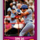 1988 Score #35 Steve Sax Mint Los Angeles Dodgers  Image 1