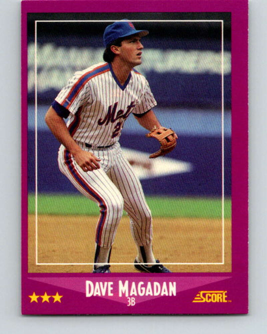 1988 Score #41 Dave Magadan Mint New York Mets  Image 1