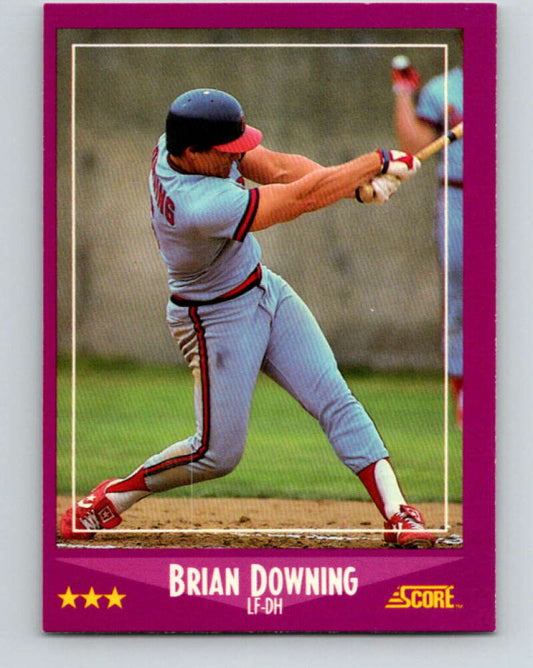 1988 Score #44 Brian Downing Mint California Angels  Image 1