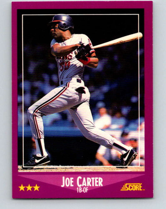 1988 Score #80 Joe Carter Mint Cleveland Indians  Image 1