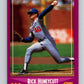 1988 Score #87 Rick Honeycutt UER Mint Oakland Athletics  Image 1