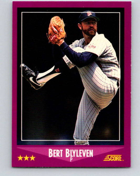 1988 Score #90 Bert Blyleven Mint Minnesota Twins  Image 1