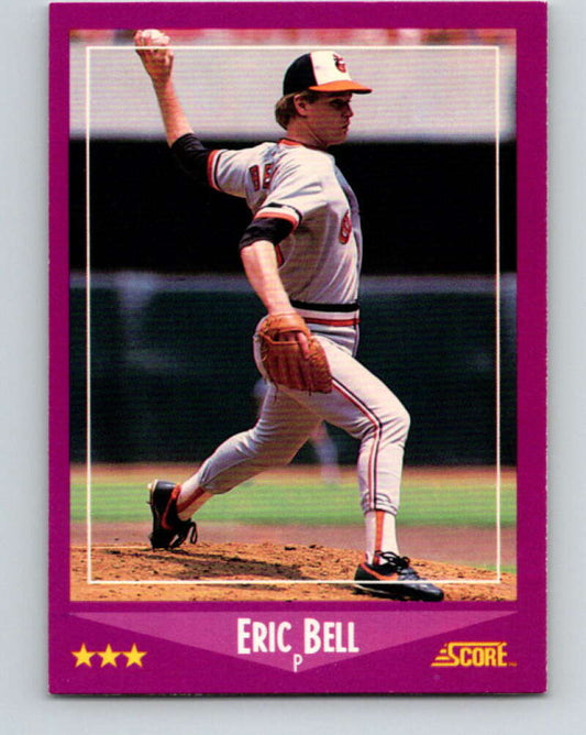 1988 Score #101 Eric Bell Mint Baltimore Orioles  Image 1
