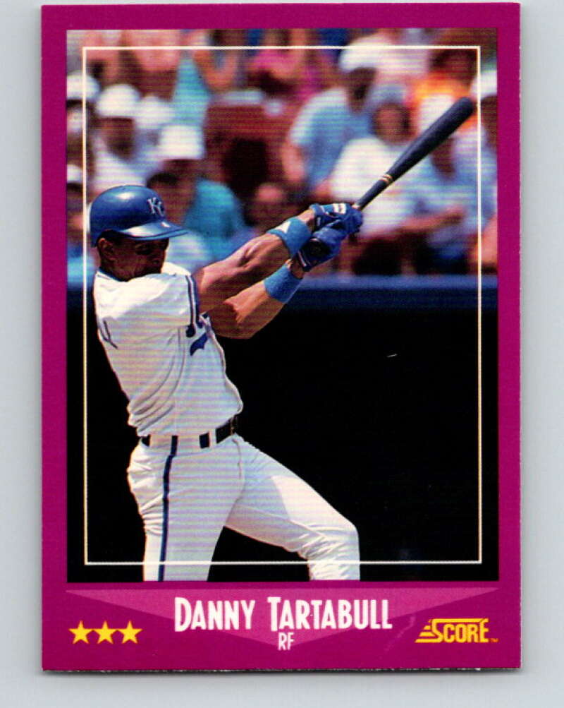 1988 Score #106 Danny Tartabull Mint Kansas City Royals  Image 1