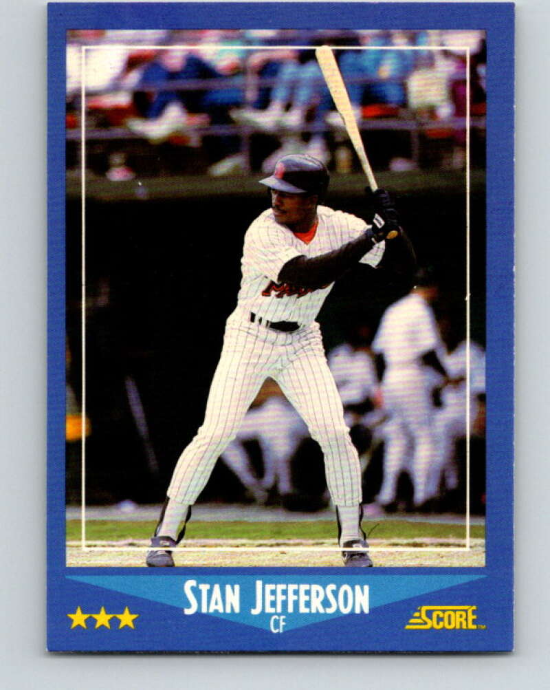 1988 Score #114 Stan Jefferson Mint San Diego Padres  Image 1