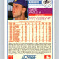 1988 Score #126 Dave Valle ERR Mint Seattle Mariners  Image 2