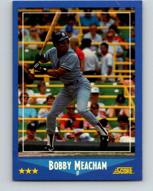 1988 Score #137 Bobby Meacham Mint New York Yankees  Image 1