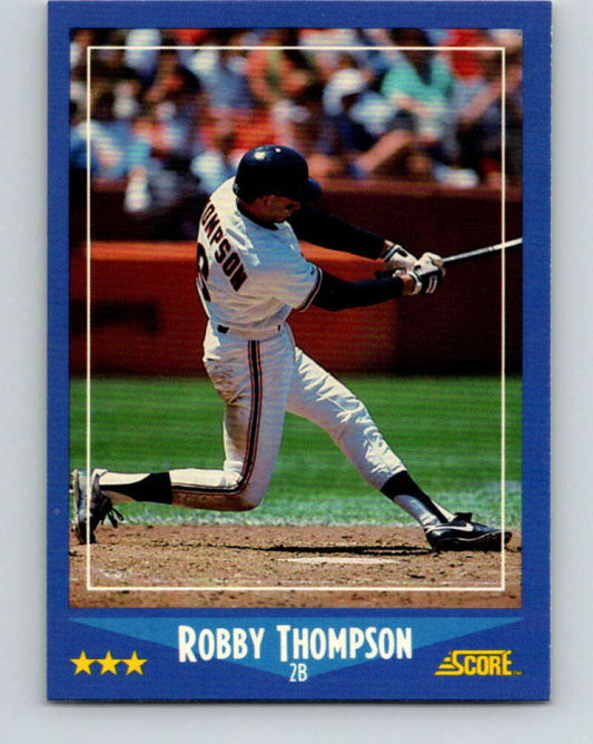 1988 Score #146 Robby Thompson Mint San Francisco Giants  Image 1