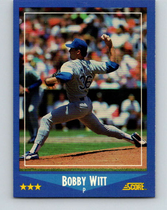 1988 Score #149 Bobby Witt Mint Texas Rangers  Image 1