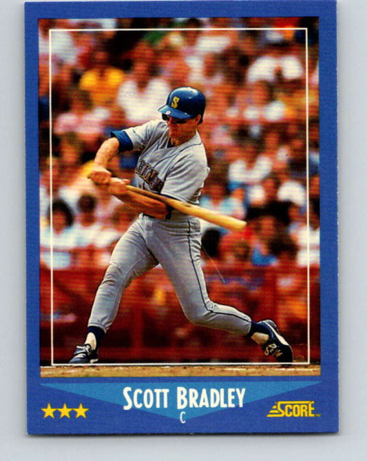 1988 Score #151 Scott Bradley Mint Seattle Mariners  Image 1